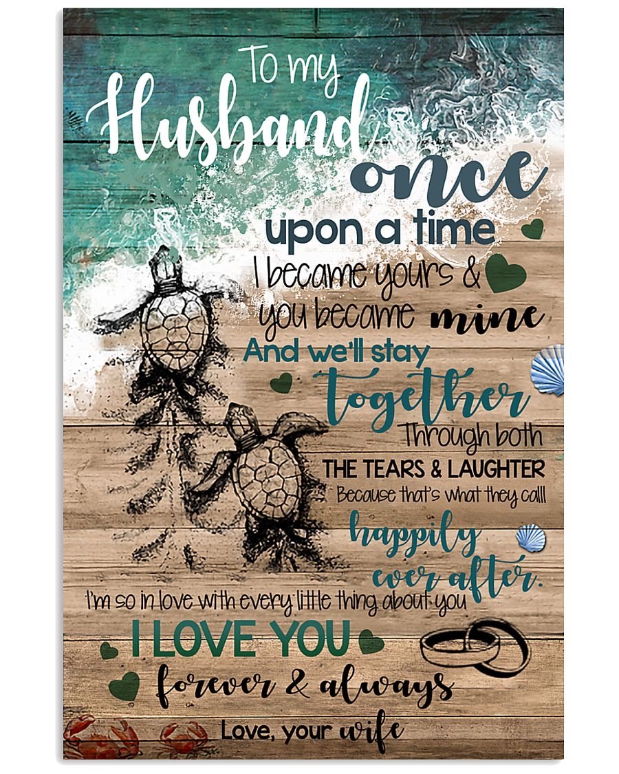 Perfect Gifts For Husband - To My Husband Poster-A Loves Gift