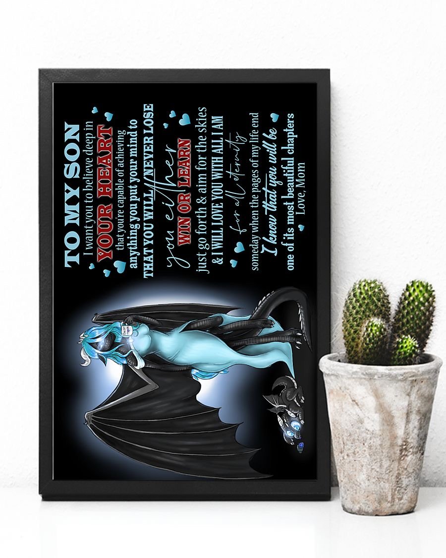 To My Son Poster - Great Gifts For Your Son-A Loves Gift