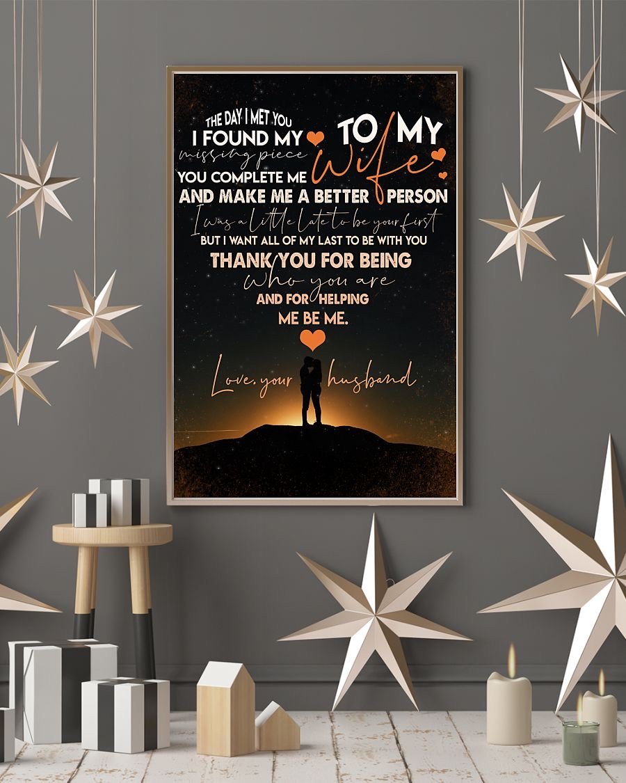 Perfect Gifts For Wife - To My Wife  Poster-A Loves Gift