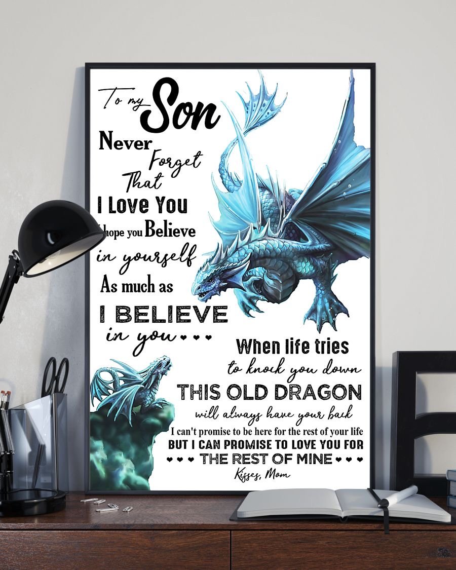 To My Son Poster - Great Gifts For Your Son-A Loves Gift