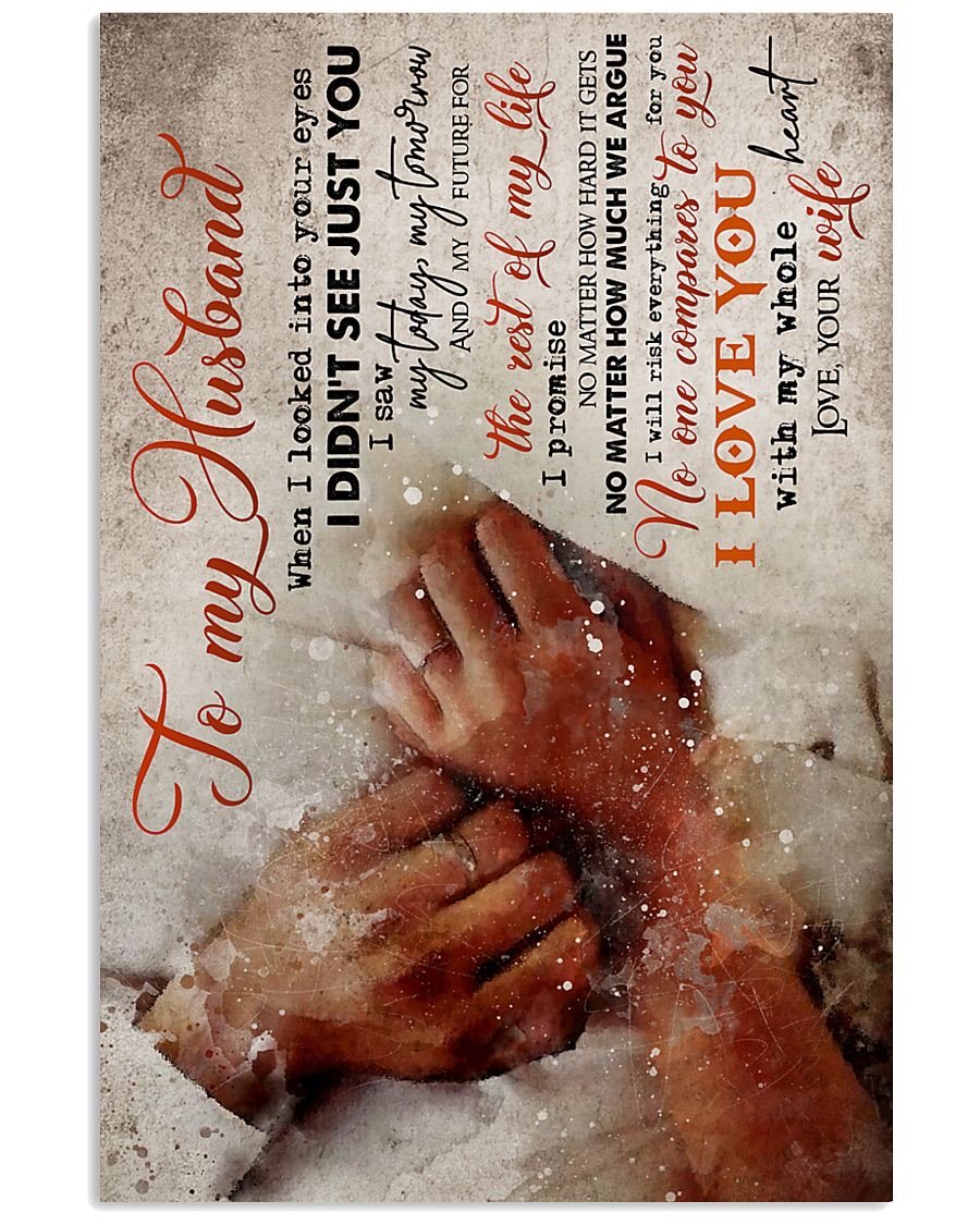 Perfect Gifts For Husband - To My Husband Poster-A Loves Gift