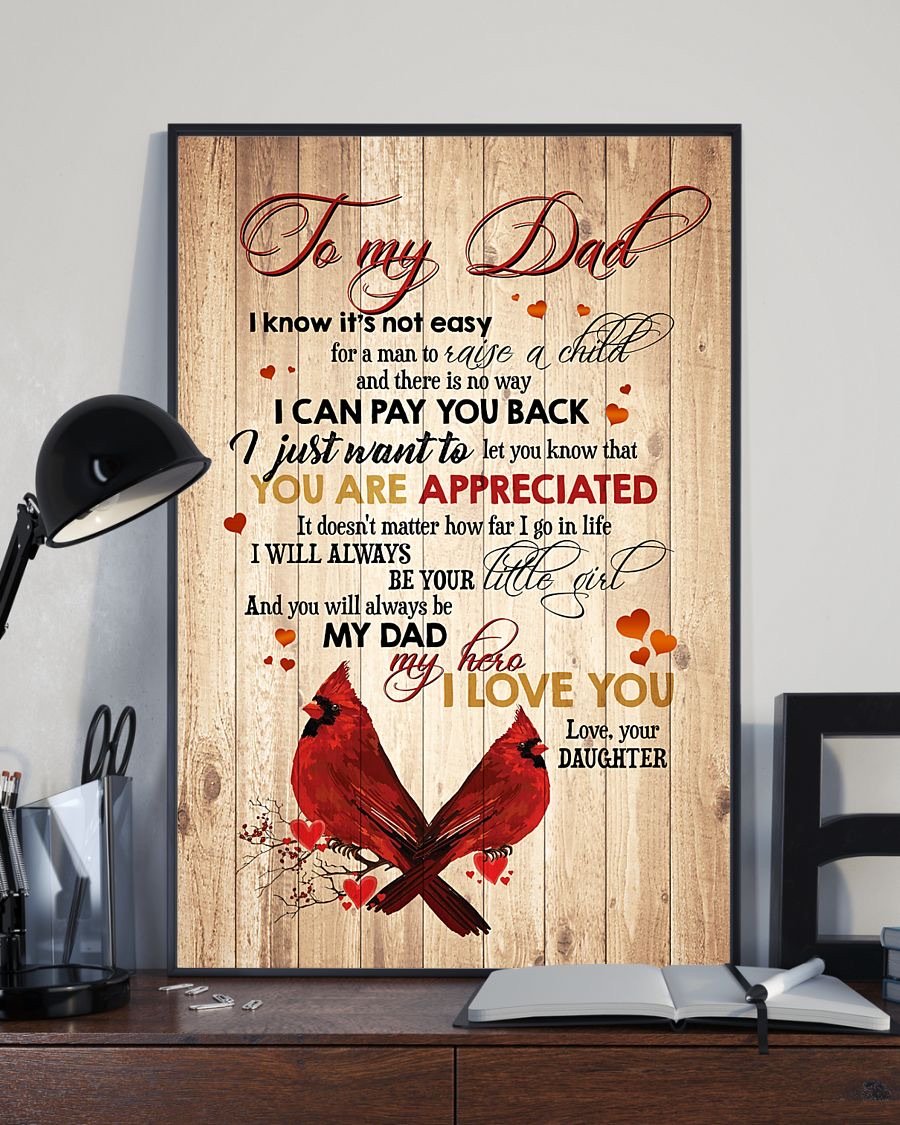 To My Dad Poster-A Loves Gift