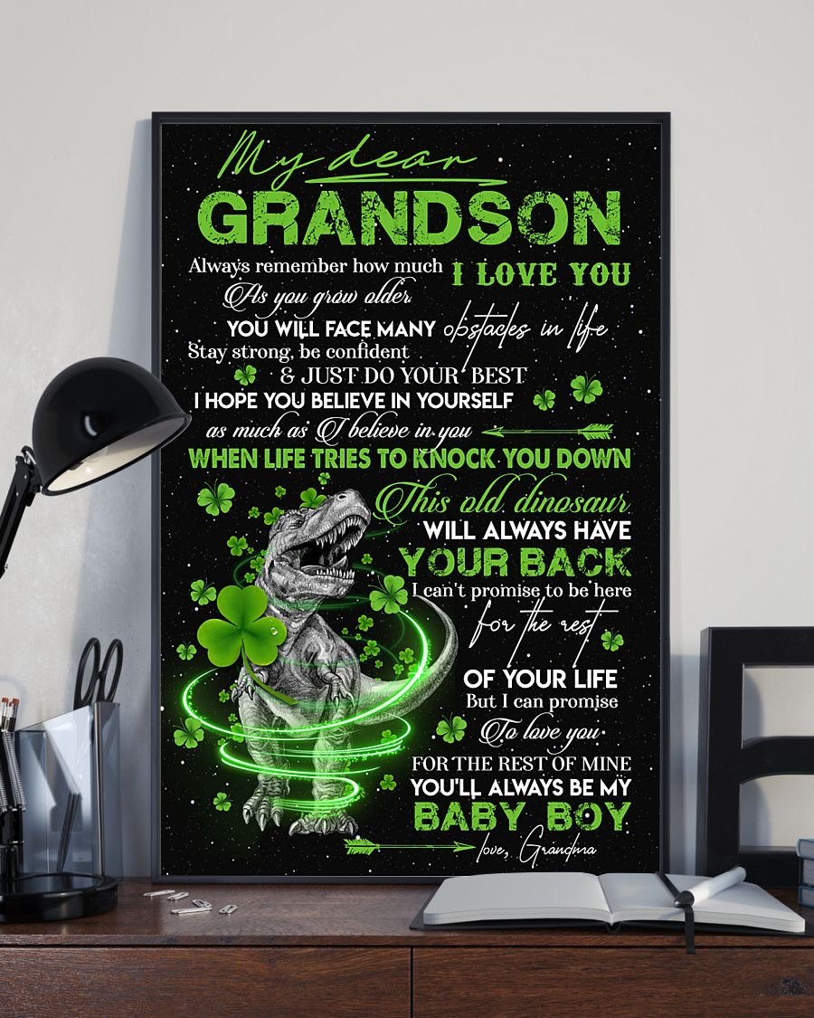 To My Grandson Poster-A Loves Gift