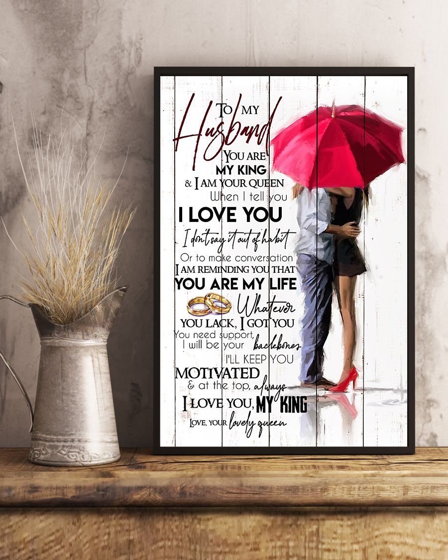 Perfect Gifts For Husband - To My Husband Poster-A Loves Gift