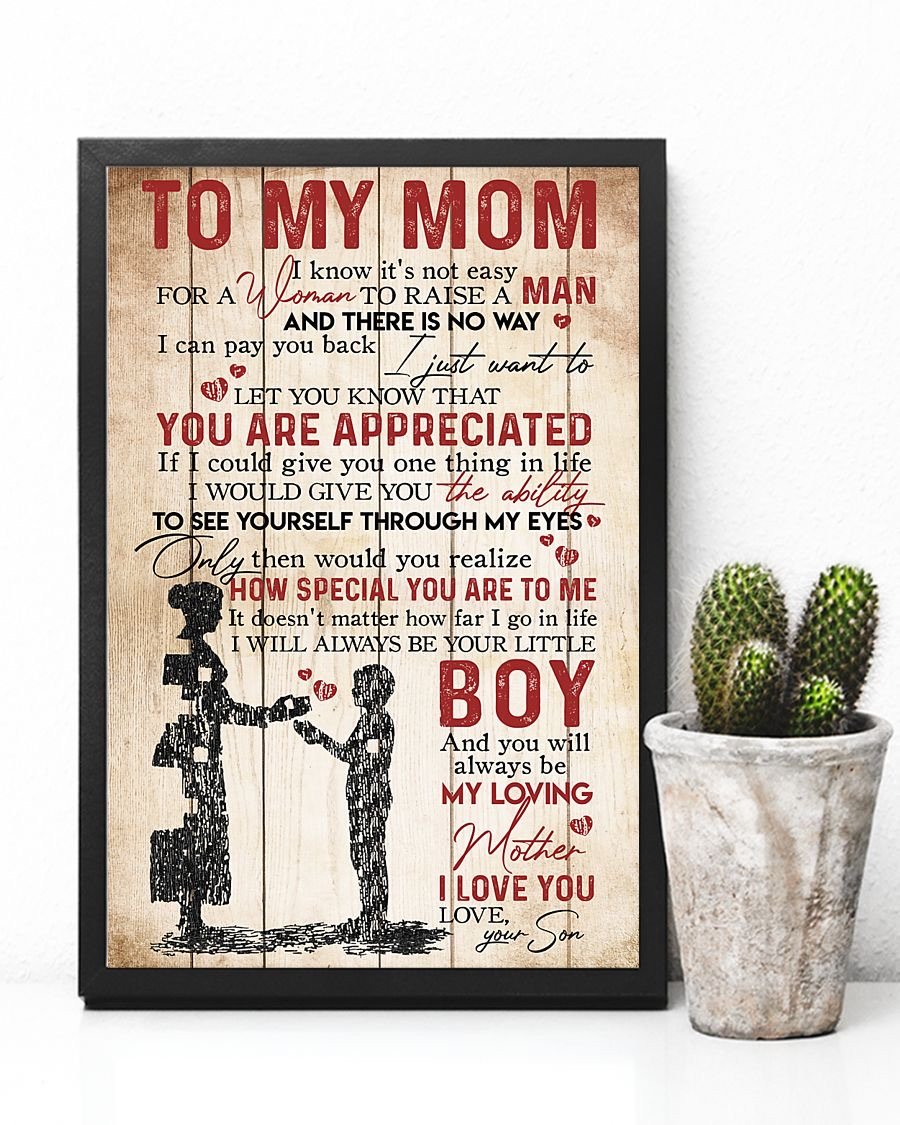 To My Mom Poster-A Loves Gift