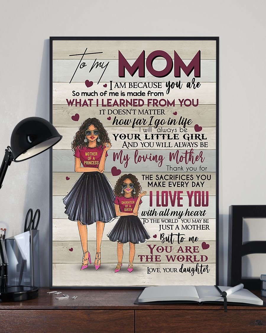 To My Mom Poster-A Loves Gift