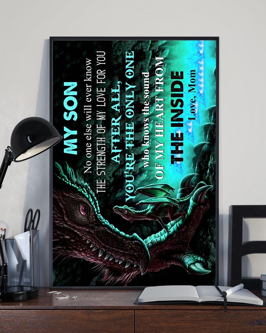 To My Son Poster - Great Gifts For Your Son-A Loves Gift