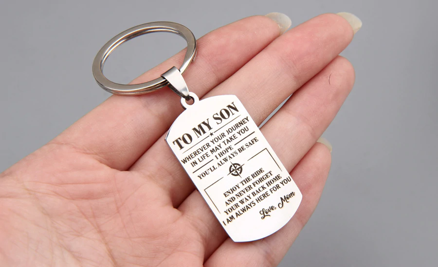 SON MOM - ALWAYS BE SAFE - KEY CHAIN 1