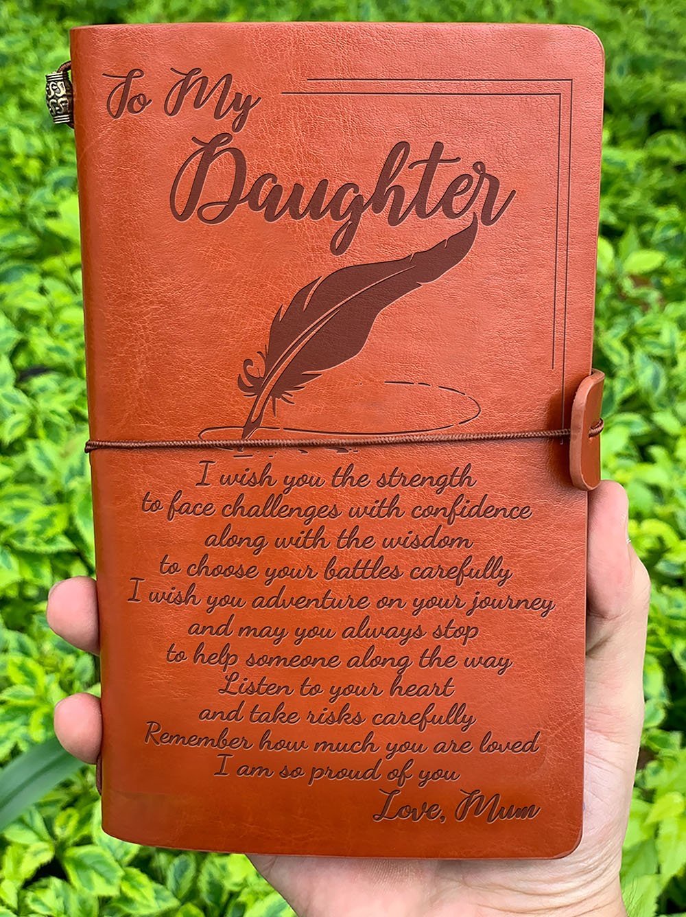 To My Daughter - Vintage Journal Notebook-A Loves Gift