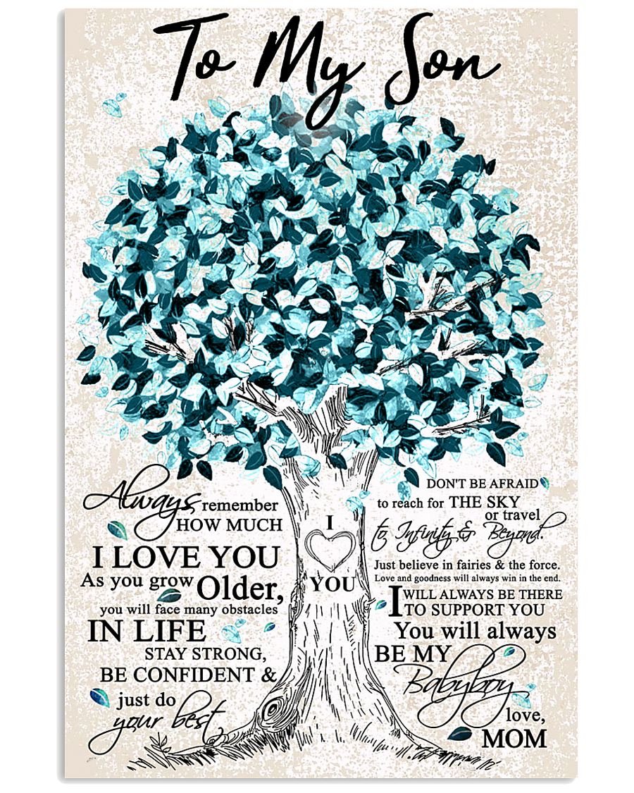 To My Son Poster - Great Gifts For Your Son-A Loves Gift