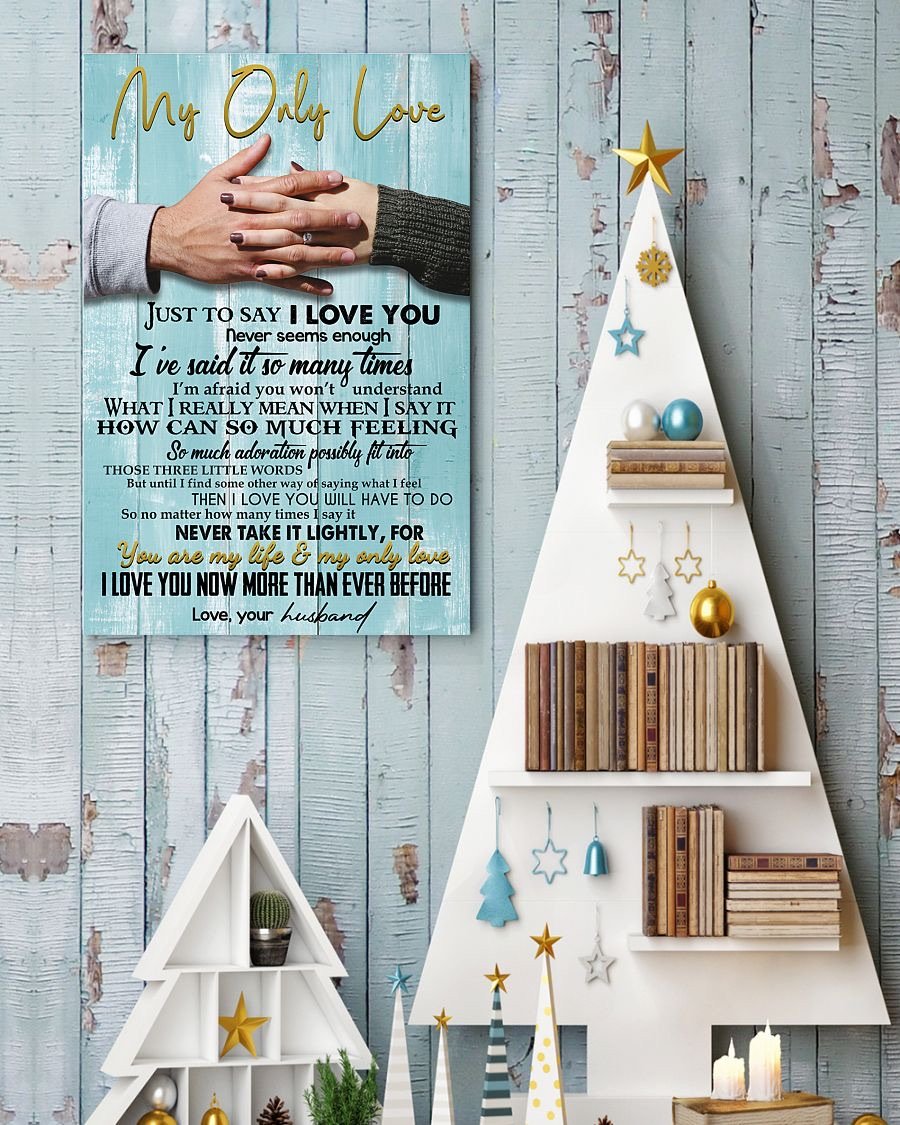 Perfect Gifts For Husband - To My Husband Poster-A Loves Gift