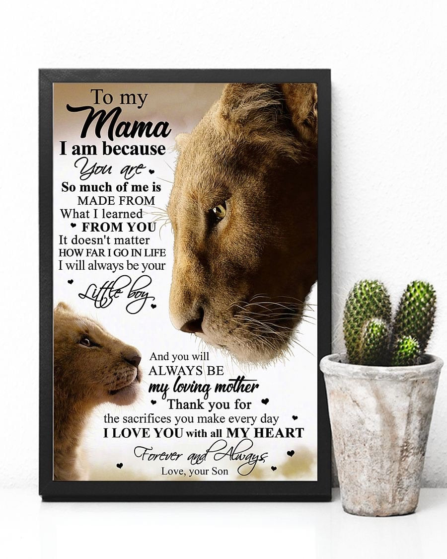 To My Mom Poster-A Loves Gift