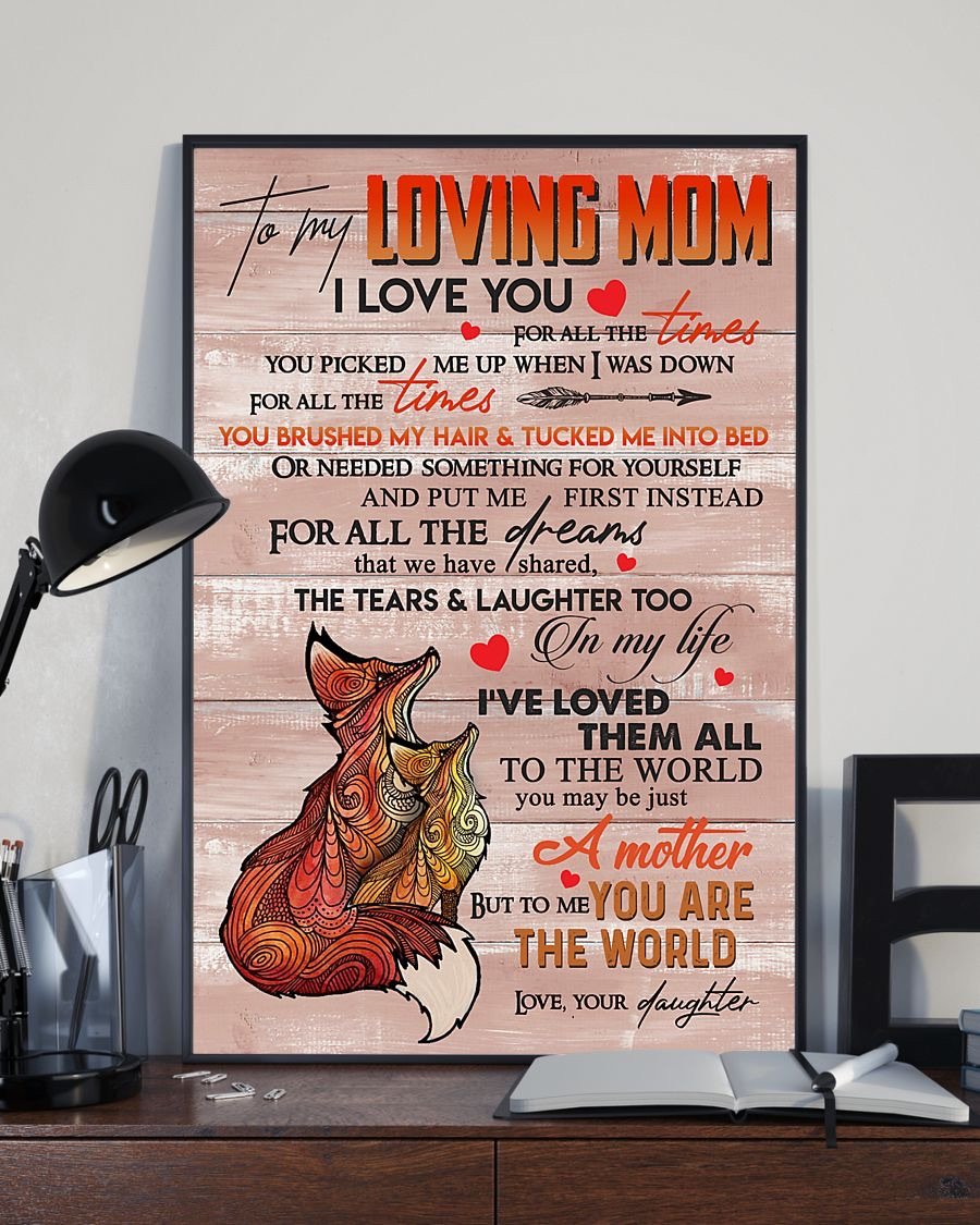 To My Mom Poster-A Loves Gift