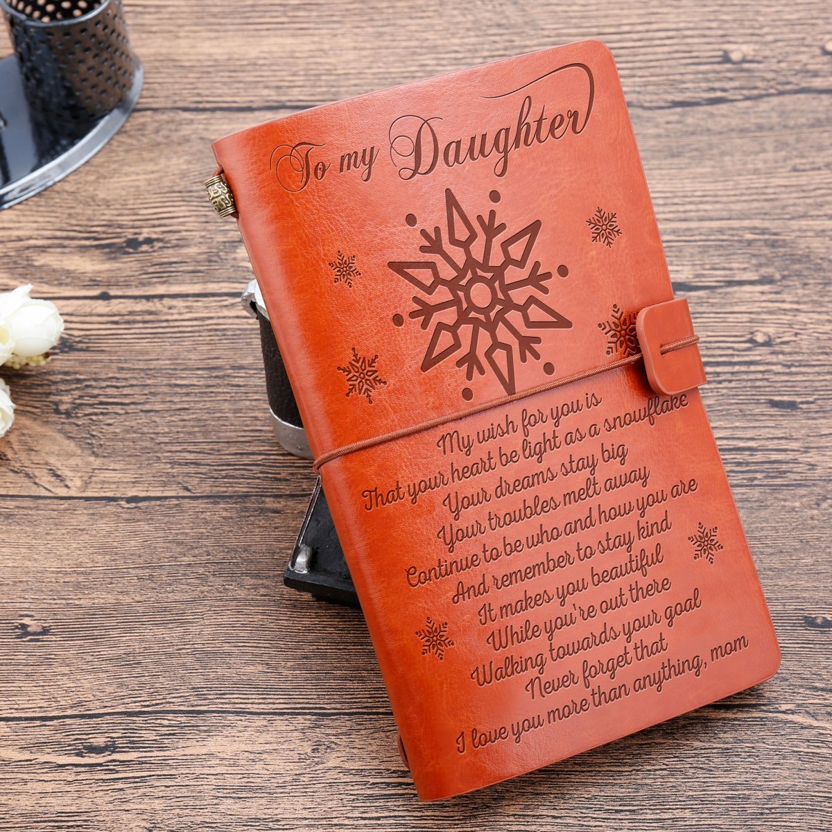 To My Daughter - Vintage Journal Notebook-A Loves Gift
