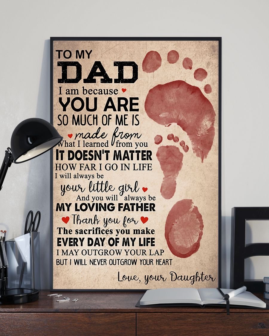 To My Dad Poster-A Loves Gift