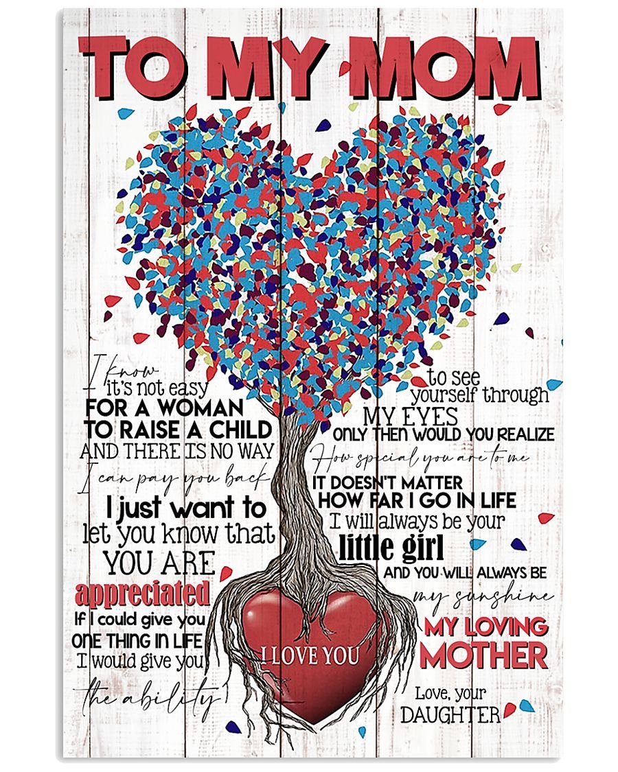 To My Mom Poster-A Loves Gift