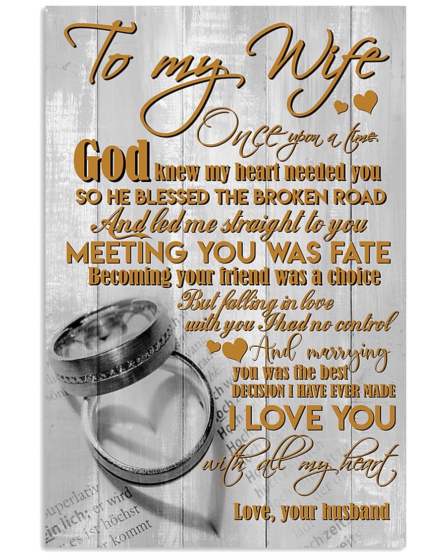 Perfect Gifts For Wife - To My Wife  Poster-A Loves Gift
