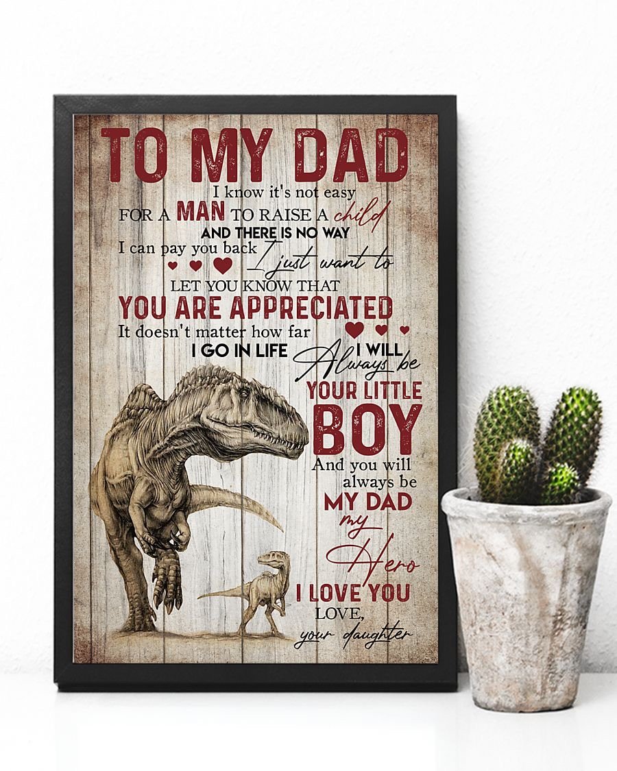 To My Dad Poster-A Loves Gift