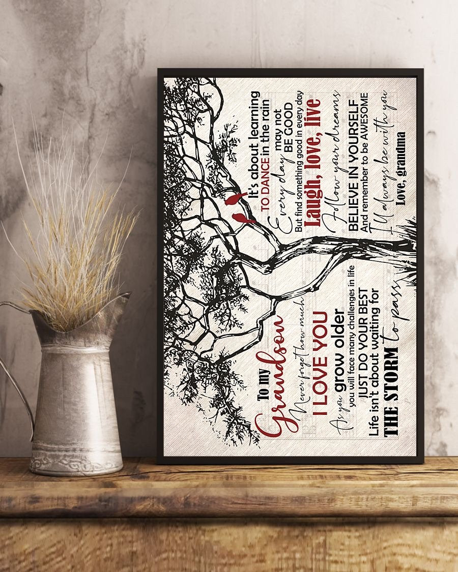 To My Grandson Poster-A Loves Gift