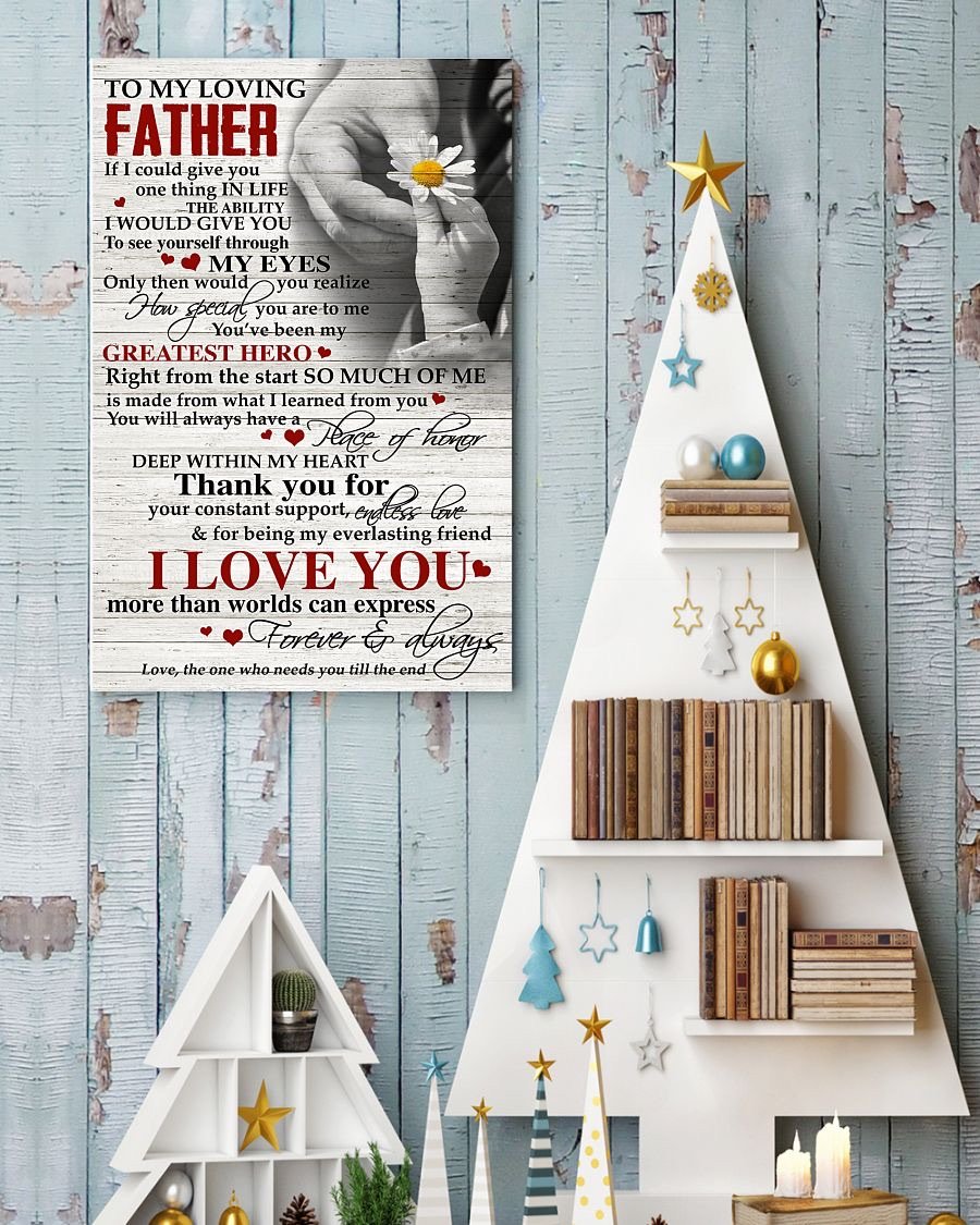To My Dad Poster-A Loves Gift