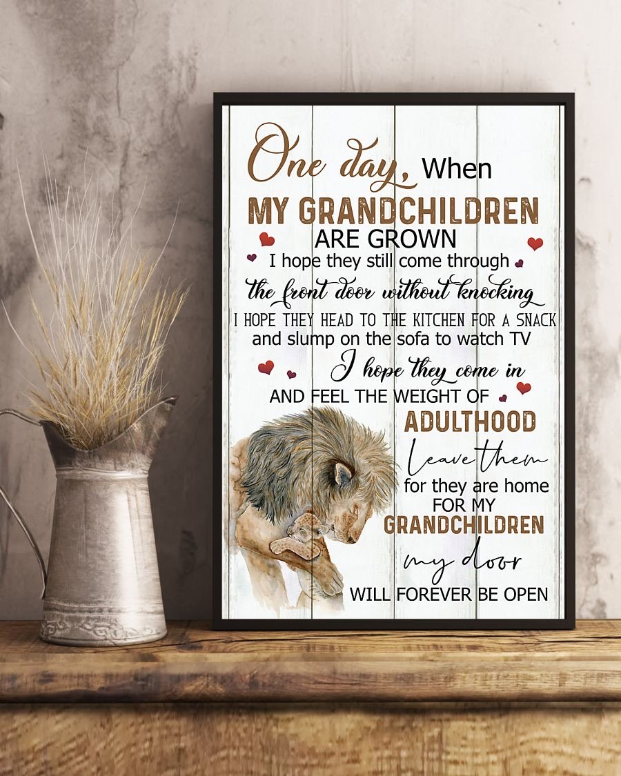To My Grandson Poster-A Loves Gift