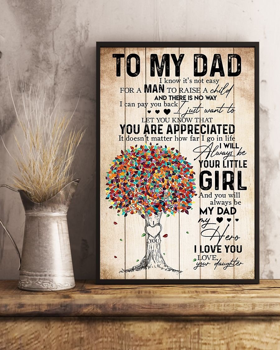 To My Dad Poster-A Loves Gift