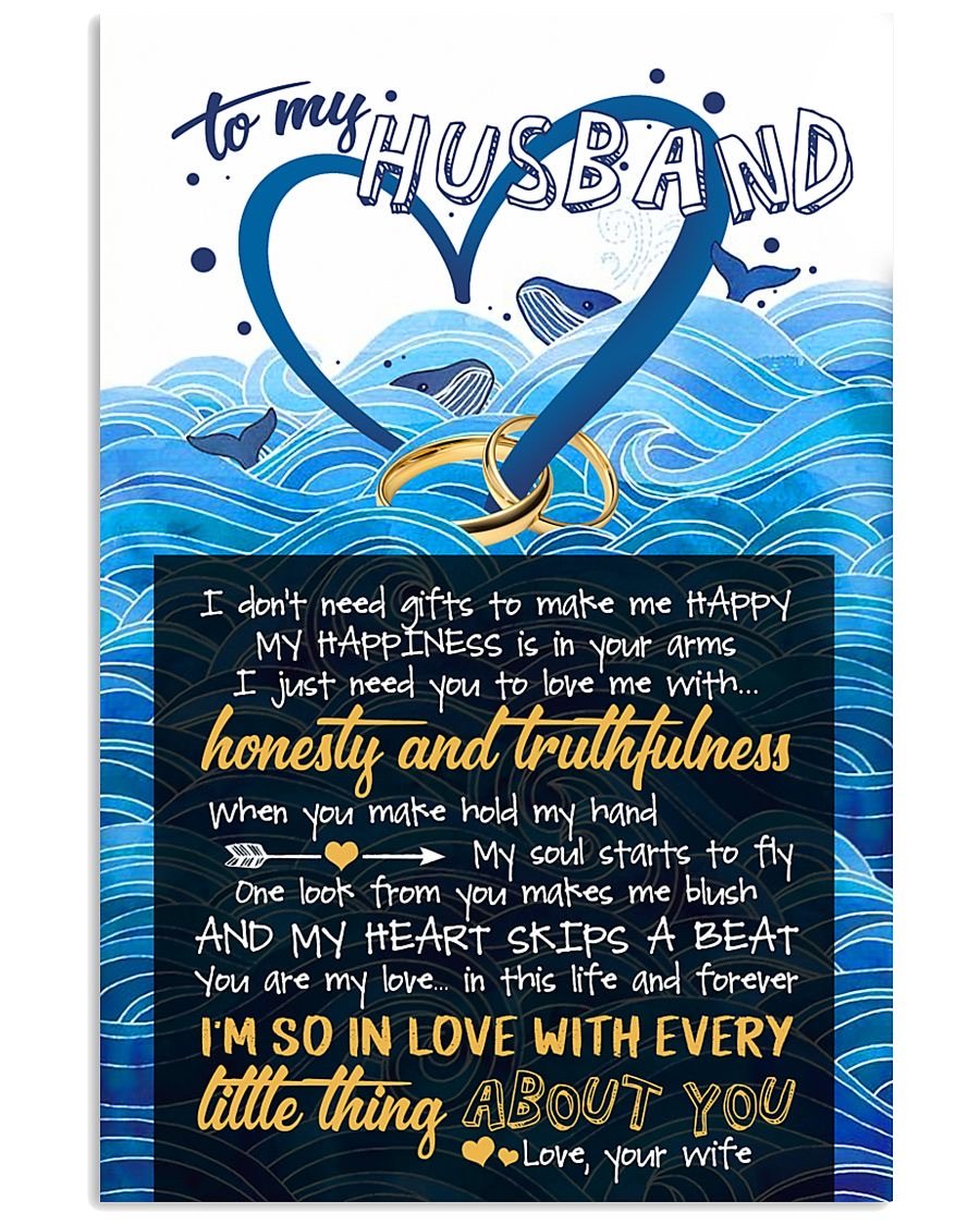 Perfect Gifts For Husband - To My Husband Poster-A Loves Gift