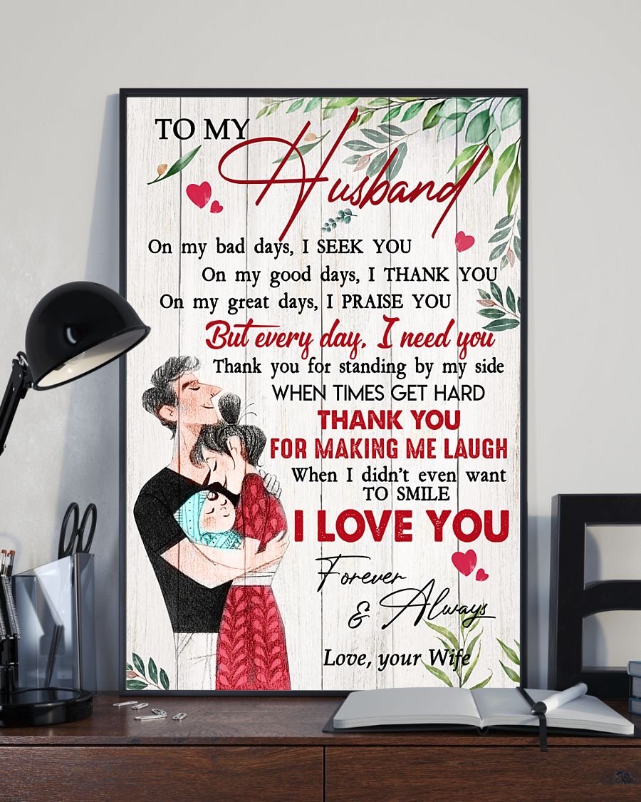 Perfect Gifts For Husband - To My Husband Poster-A Loves Gift