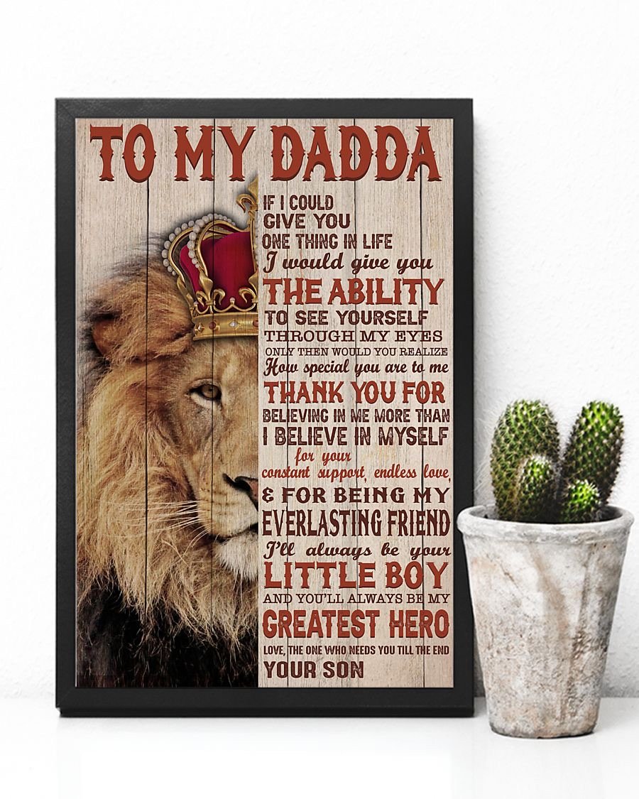 To My Dad Poster-A Loves Gift
