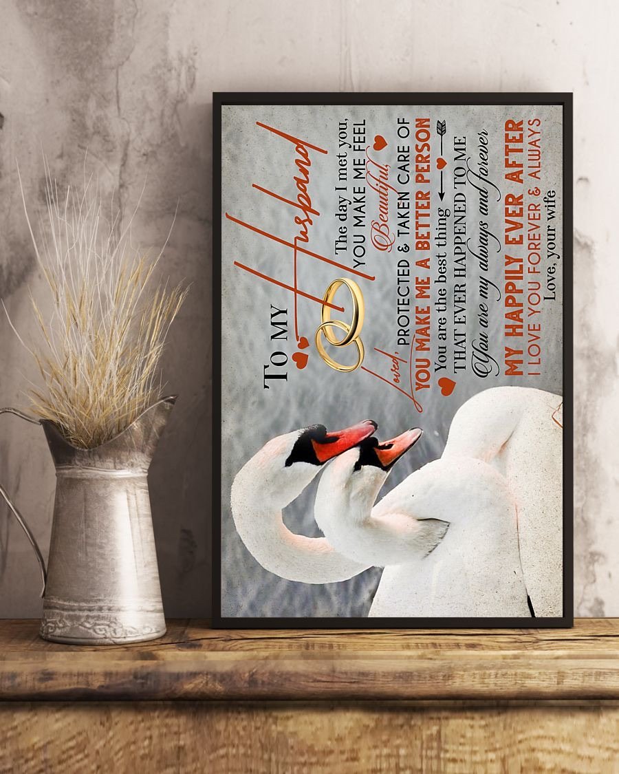 Perfect Gifts For Husband - To My Husband Poster-A Loves Gift