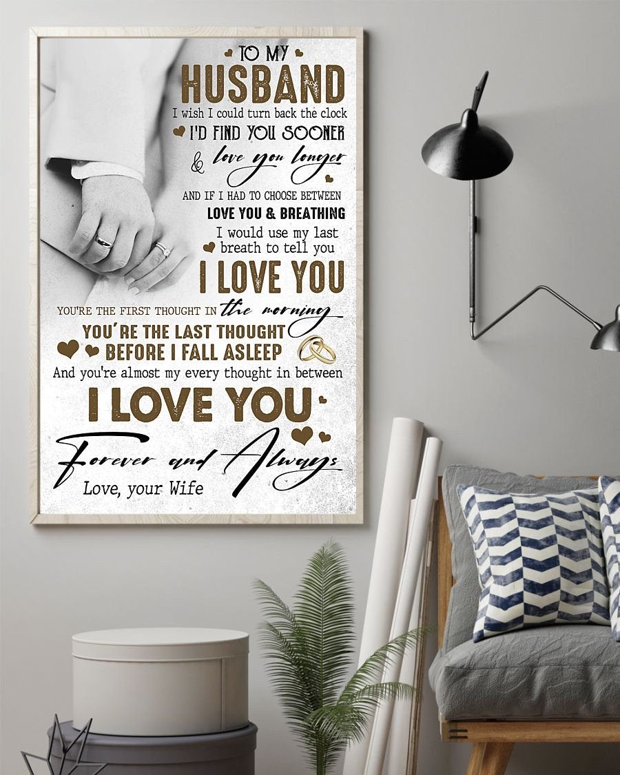 To My Husband  Poster-A Loves Gift