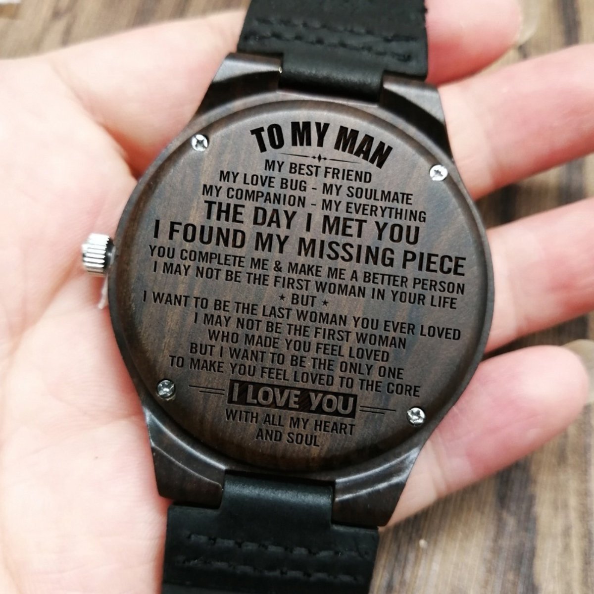 To My Husband Wooden Watch-A Loves Gift