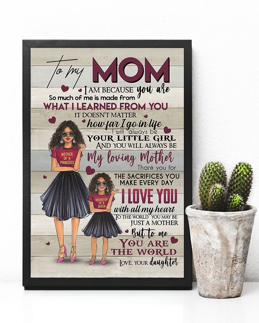 To My Mom Poster-A Loves Gift