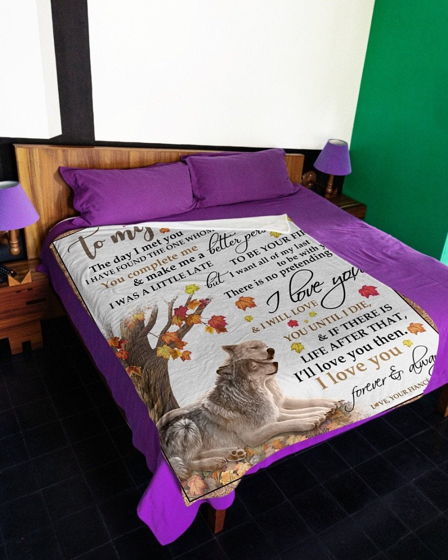 Fleece Blanket - To My Husband Fleece Blanket-A Loves Gift