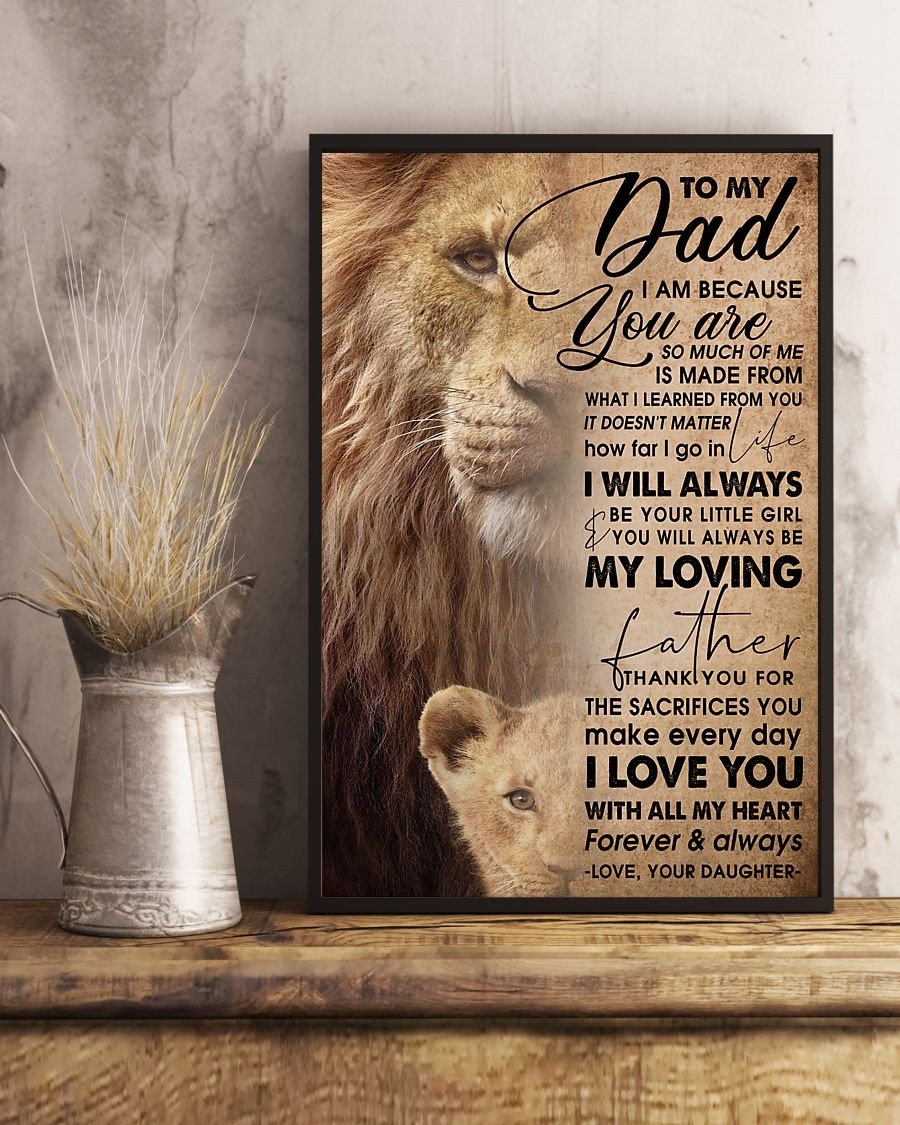 To My Dad Poster-A Loves Gift