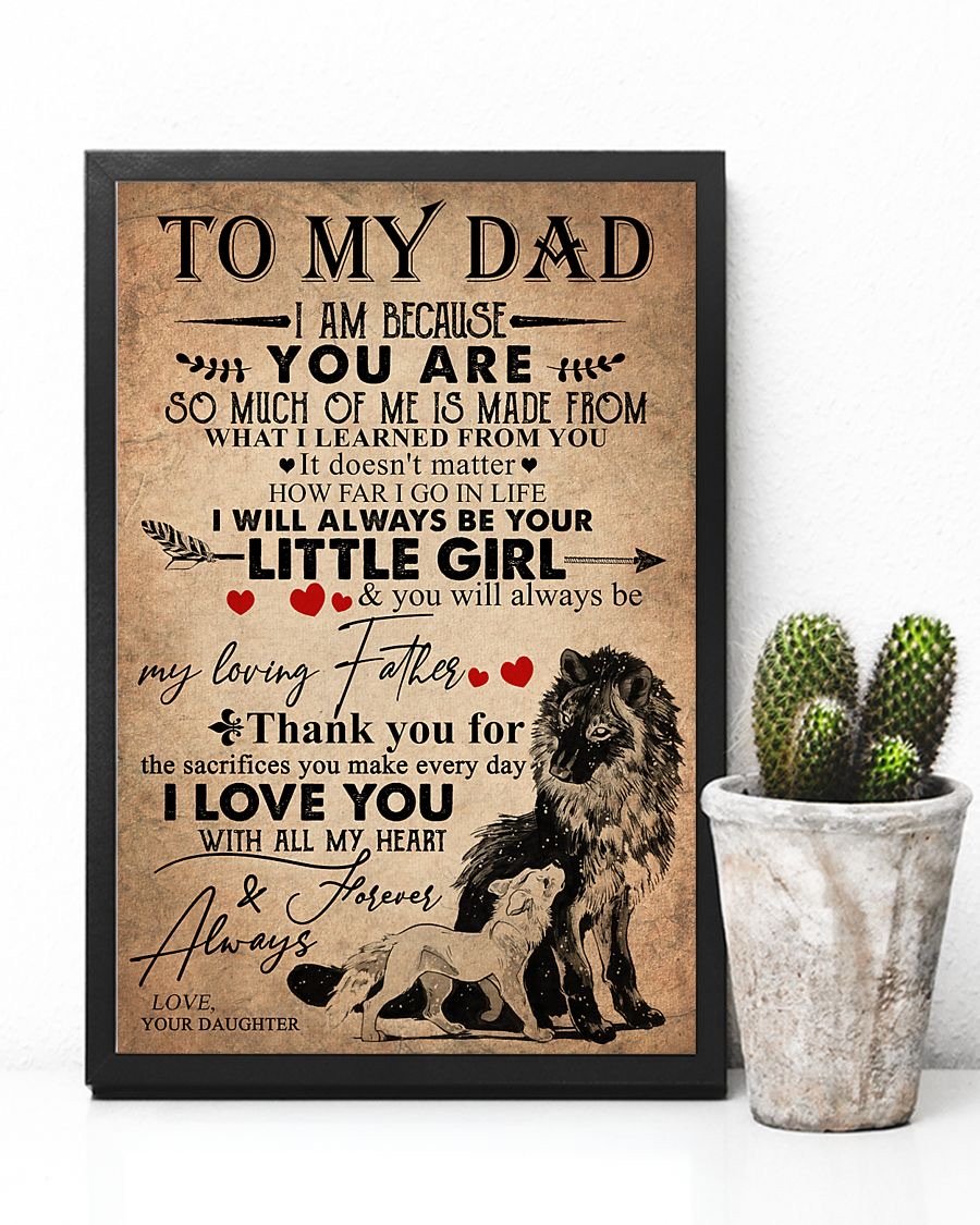 To My Dad Poster-A Loves Gift