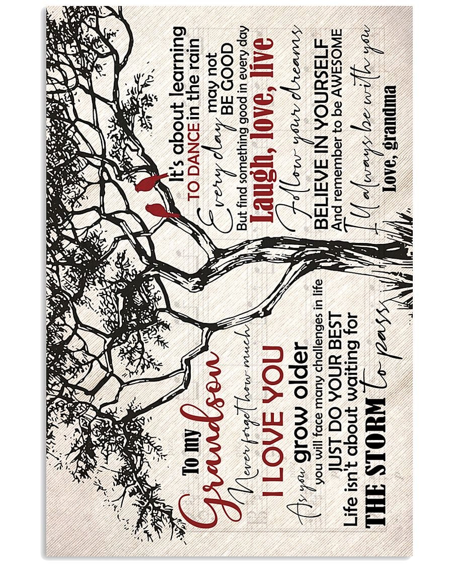 To My Grandson Poster-A Loves Gift