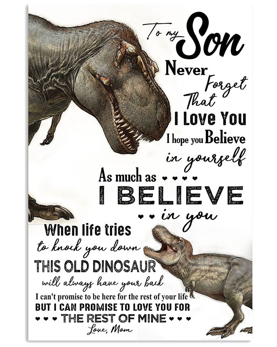 To My Son Poster - Great Gifts For Your Son-A Loves Gift