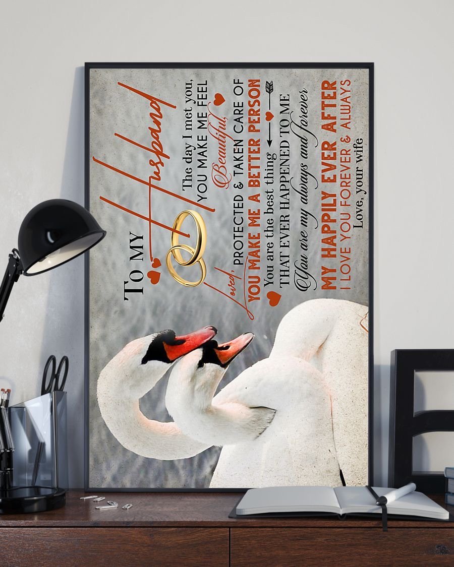 Perfect Gifts For Husband - To My Husband Poster-A Loves Gift