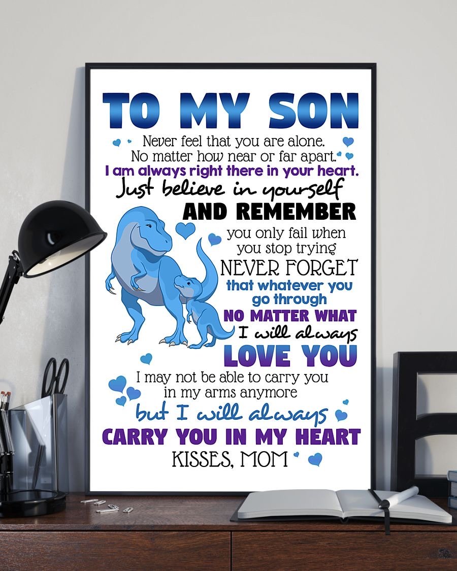 To My Son Poster - Great Gifts For Your Son-A Loves Gift