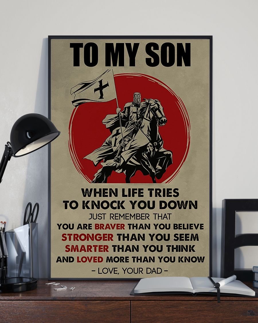 To My Son Poster - Great Gifts For Your Son-A Loves Gift