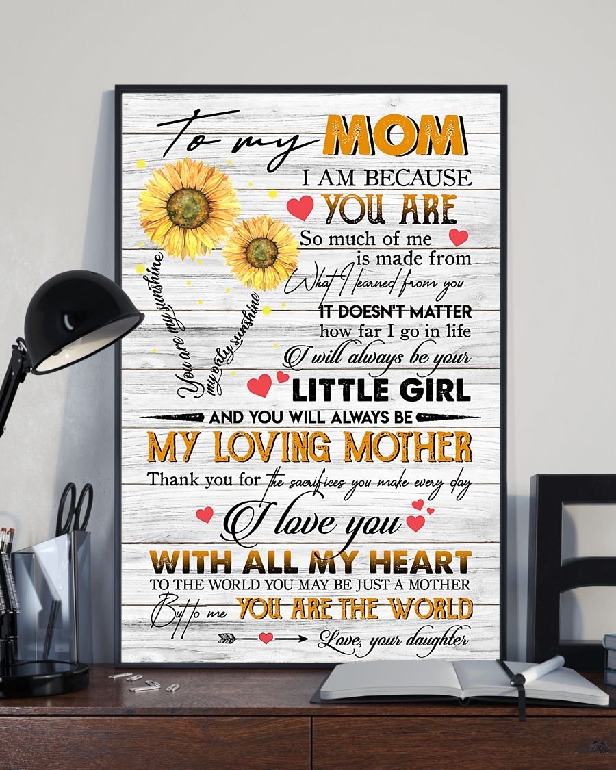 To My Mom Poster-A Loves Gift