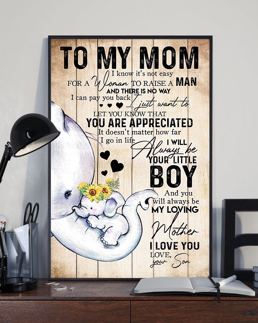 To My Mom Poster-A Loves Gift