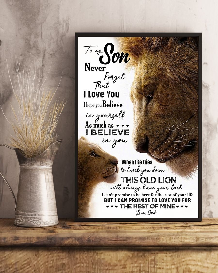 To My Son Poster - Great Gifts For Your Son-A Loves Gift