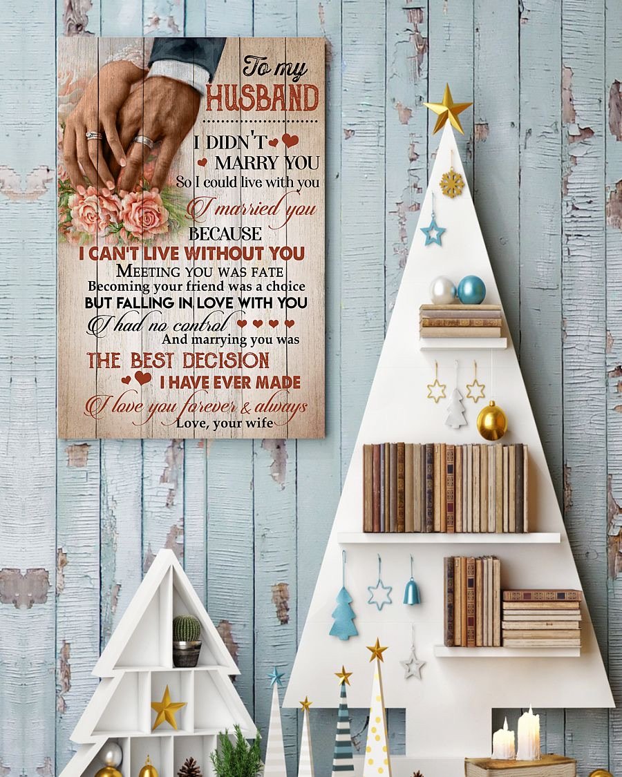 Perfect Gifts For Husband - To My Husband Poster-A Loves Gift