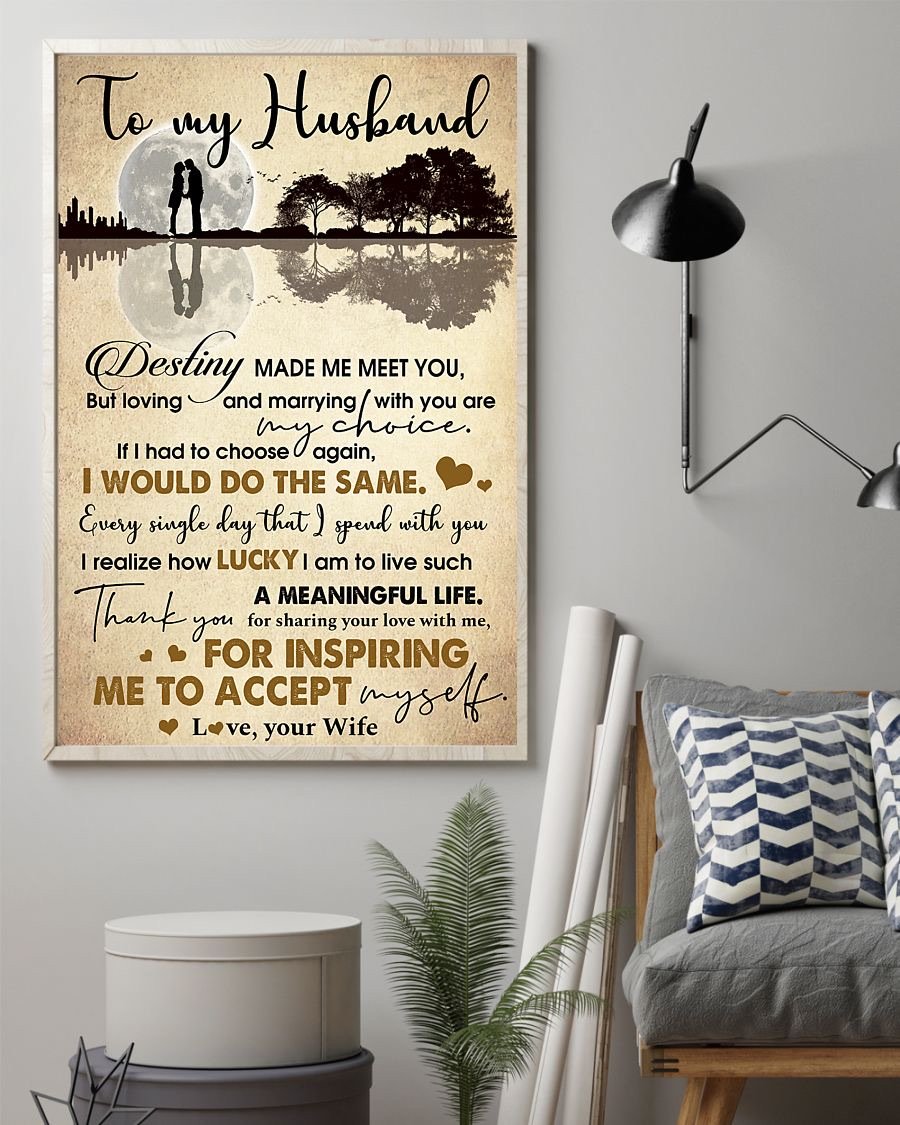 To My Husband  Poster-A Loves Gift