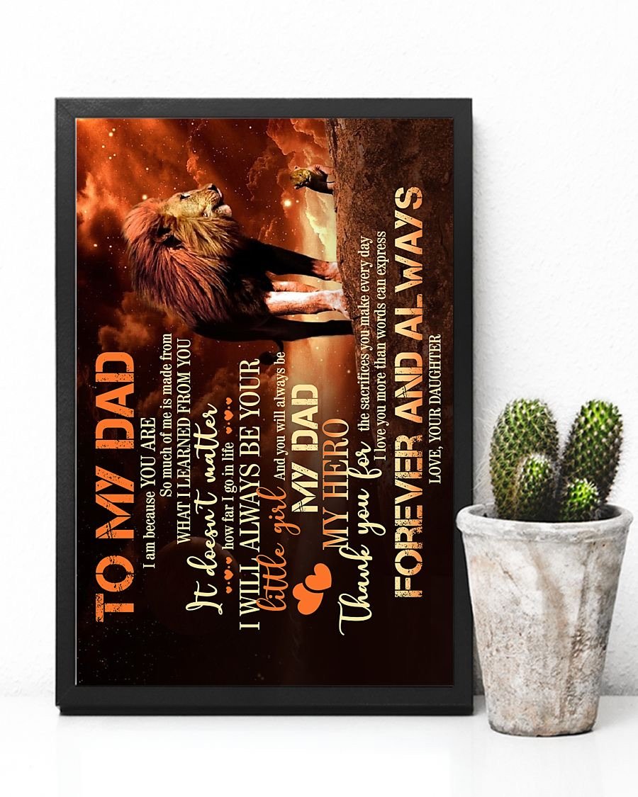 To My Dad Poster-A Loves Gift