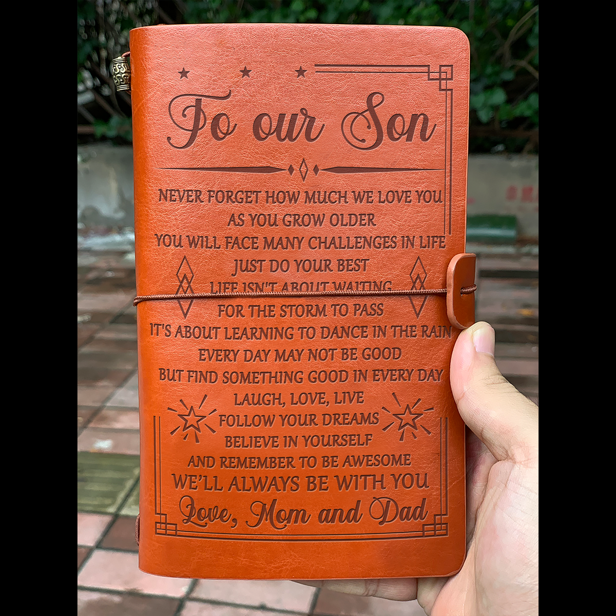 To My Son - Vintage Journal Notebook-A Loves Gift