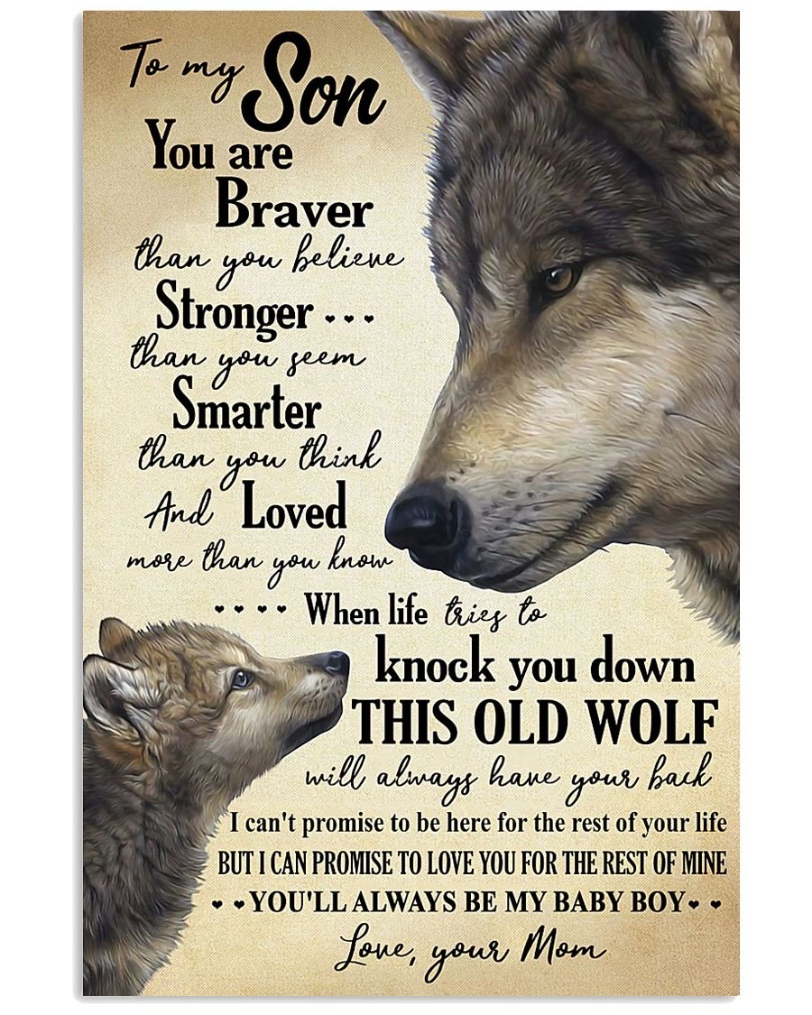 To My Son Poster - Great Gifts For Your Son-A Loves Gift