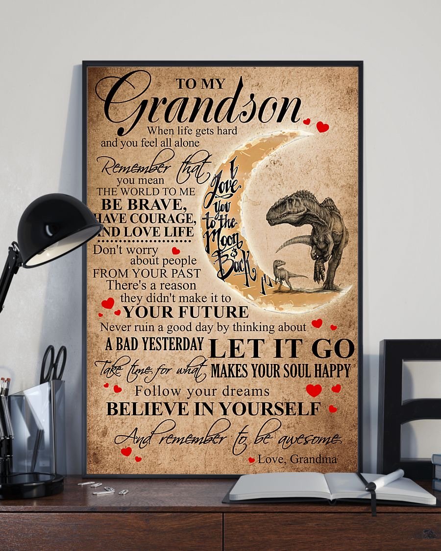 To My Grandson Poster-A Loves Gift